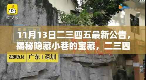 揭秘隐藏小巷的宝藏,二三四五最新公告带你领略特色小店的独特魅力