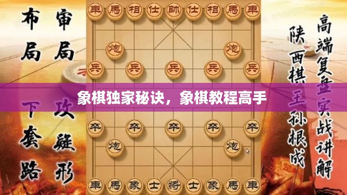 象棋独家秘诀,象棋教程高手
