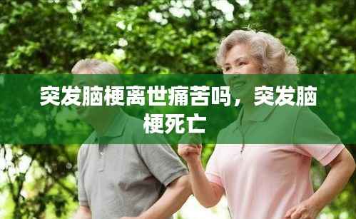 突发脑梗离世痛苦吗,突发脑梗死亡