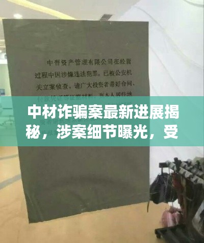 中材诈骗案最新进展揭秘,涉案细节曝光,受害者必看!