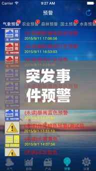 突发事件预警信息发布系统,突发事件预警程序顺序