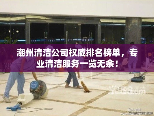 潮州清洁公司权威排名榜单,专业清洁服务一览无余!