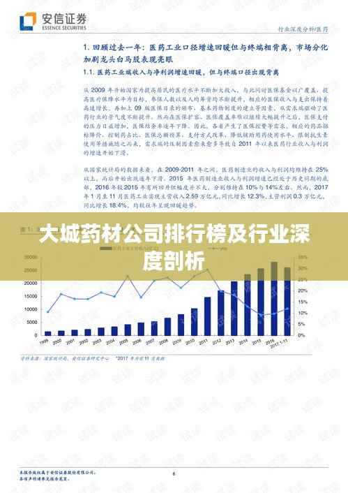 大城药材公司排行榜及行业深度剖析