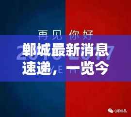 郸城最新消息速递，一览今日要闻
