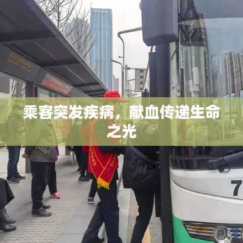 乘客突发疾病,献血传递生命之光